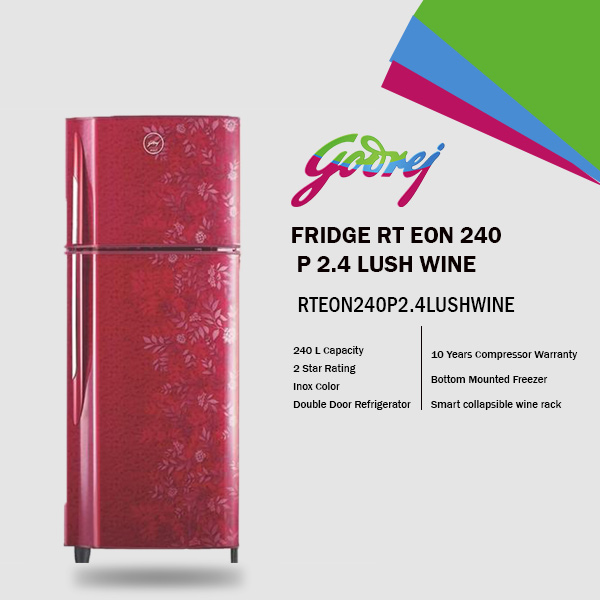 godrej 240 ltr refrigerator double door