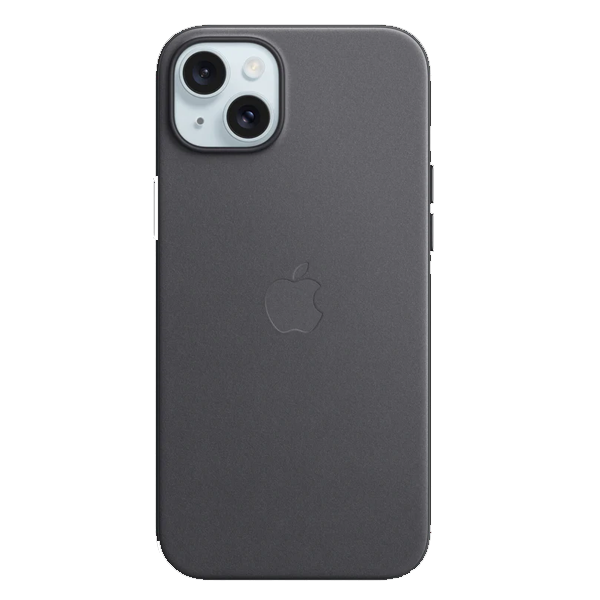 Apple iPhone 15 Plus FineWoven Case with MagSafe - Black (IP15PLUSFWMSBKMT423)