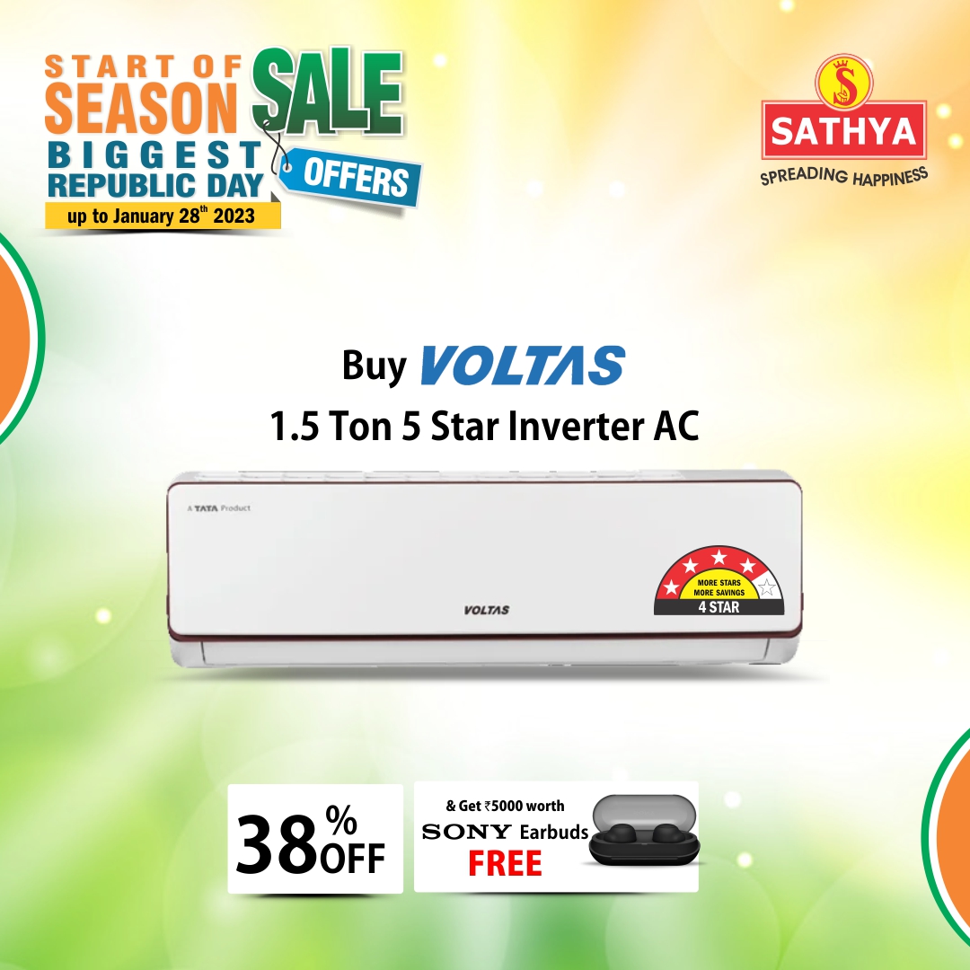 voltas ac price in sathya