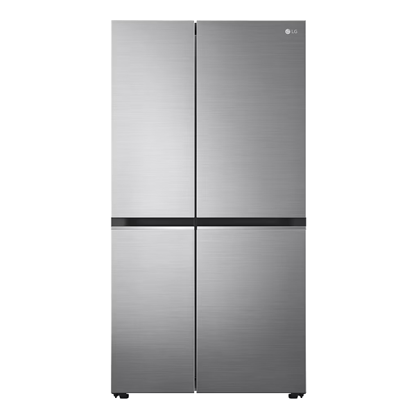 LG 655 Ltr Side-by-Side Refrigerator with Smart Inverter Compressor (Shiny Steel Finish, GLB257EPZ3)