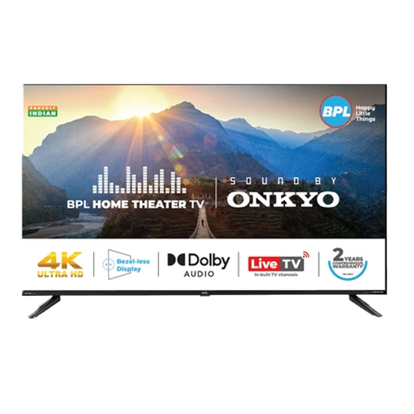 BPL 139 cm (55 inches), 4K Home theatre Onkyo TV with Dolby Audio, Sound by Onkyo (Black, BPL55U23ONKYO)