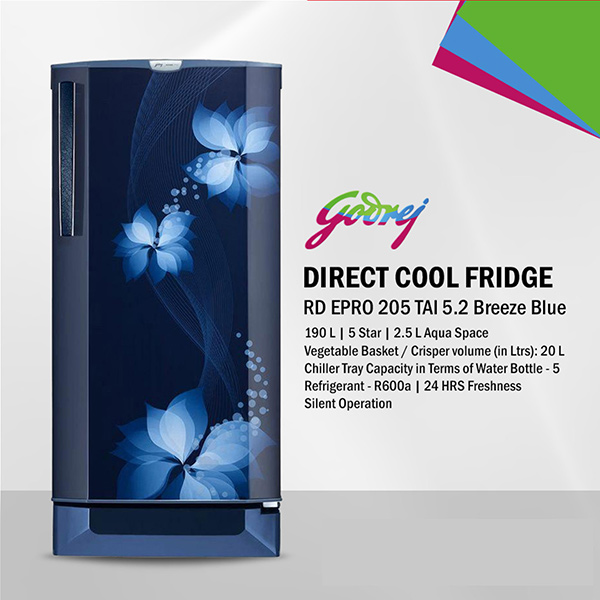 godrej 190 litre 5 star fridge review