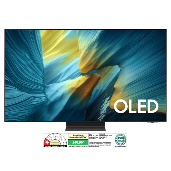SAMSUNG S95H 165 cm (65 inch) OLED 4K Ultra HD Smart Tizen TV with Google Voice Assistant (QA65S95H)