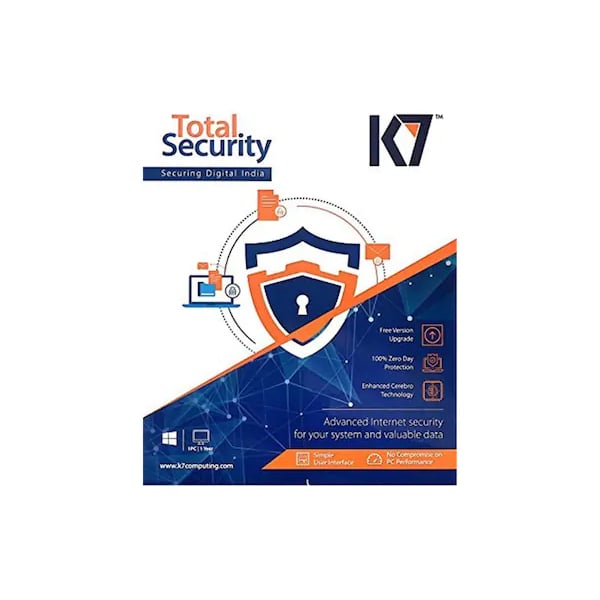 K7 Total Security 1 PC 1 Year  (K7ANTIVIRUS)