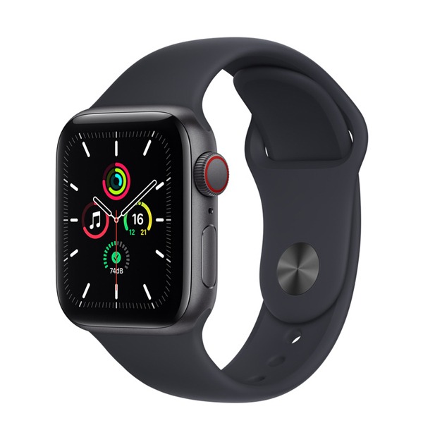 APPLE WATCH SE GPS PLUS CELLULAR 40MM SPACE GRAY ALU CASE WITH MIDNIGHT ...