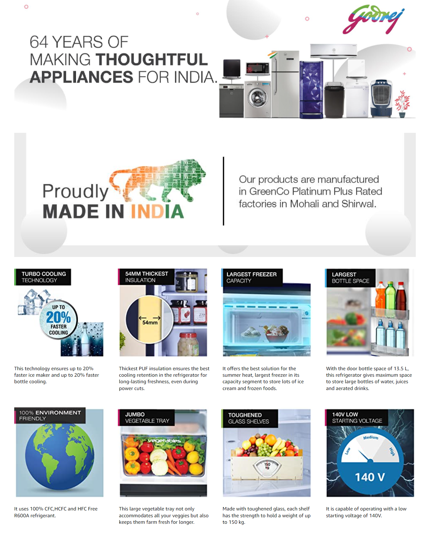 godrej edge rio refrigerator