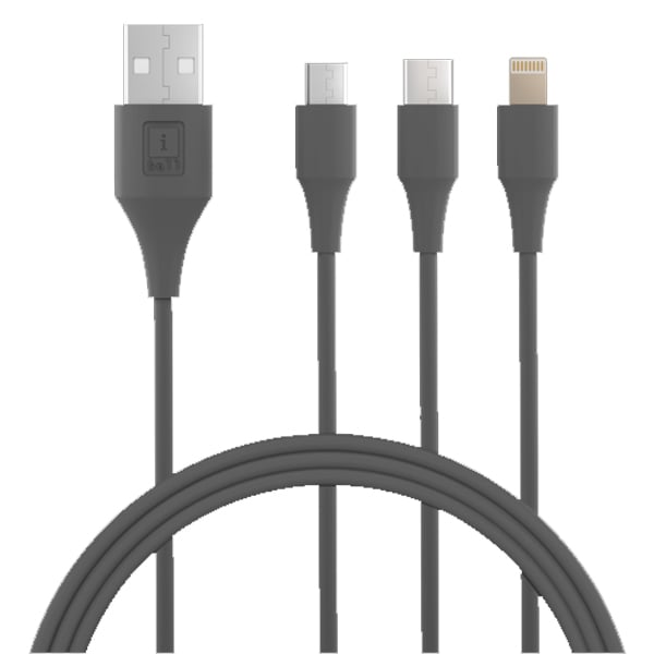 iBall 1.5 m Premium 3-IN-1 USB Charging Cable (IBUCPREMIUM3IN11.5M)