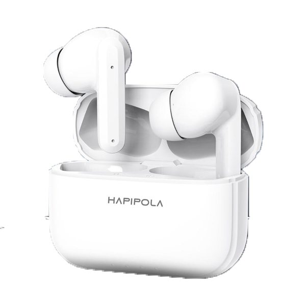 Hapi Pola Tone Earbuds ,White (HAPIPOLAEBTONE)