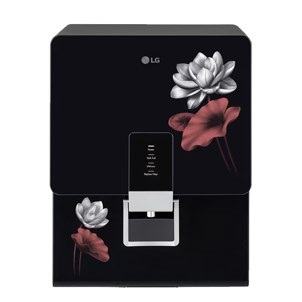 LG 8L RO+UV+Mineral Booster Water Purifier with Steel Tank (Black, WW156RTTB)