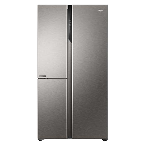 Haier 628 L Convertible Side By Side Refrigerator (HRT683IS)