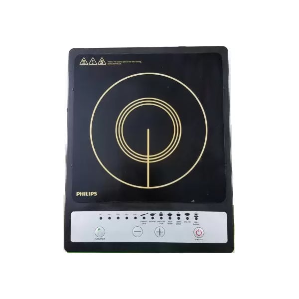 Philips Daily Collection 1500-Watt Induction Cooktop  (Black, Push Button) (INDCOOKHD4920)