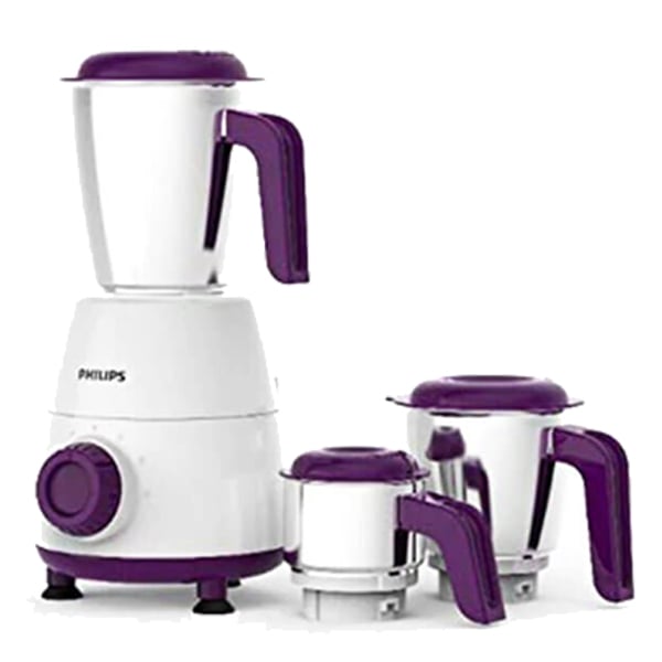 Philips Daily Collection  500 W Mixer Grinder  (White, 3 Jars, HL7505)