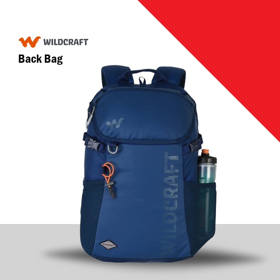 wildcraft blue casual backpack