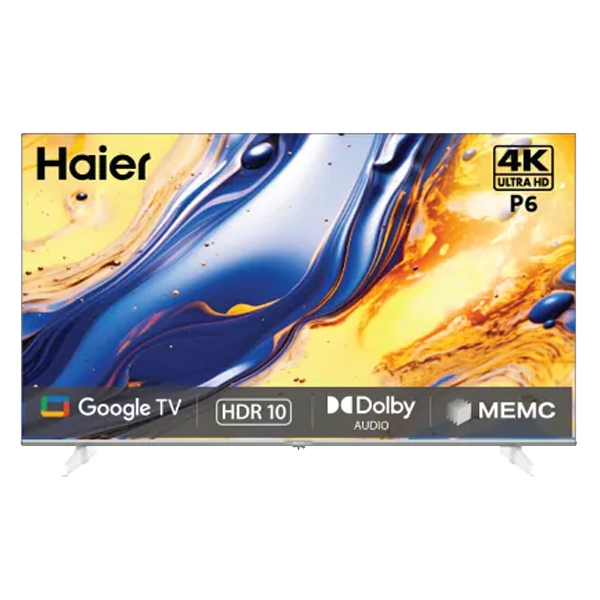 Haier 4K Ultra HD P6 Series 108cm 43Inch Smart Google TV (43P6GT)
