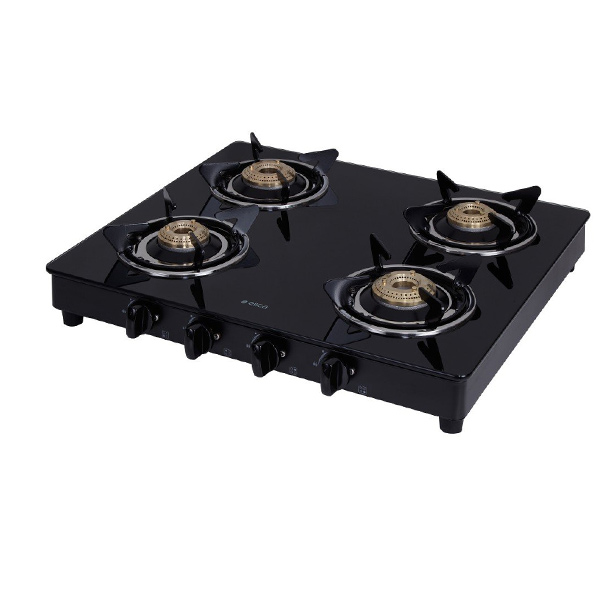 ELICA 4 Burner Cook Top Gas Stove (594CTDTVETRO1J)